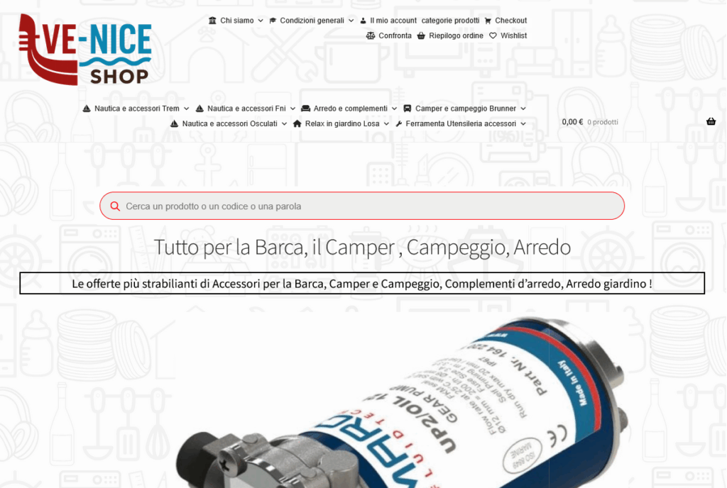 Tutto Per La Barca Il Camper Campeggio Arredo Veniceshop