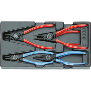 MODULI CON UTENSILI PER CARRELLI A TORRE Larghezza per profondità modulo mm 157,5x310.<br>Contenuto 6 pezzi escluso modulo:<br>1 pz. cadauno Art. 274 GA mm 140-180<br>1 pz. Art. 275 GA mm 170<br>1 pz. cadauno Art. 276 GA mm 140-175<br>1 pz. Art. 277 GA mm 165. moduls with tools for tower-trolleys 1000G 28