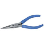 PINZE PER ELETTRONICA E MECCANICA FINE Tipo con becchi mezzotondi, lisci, diritti. pliers for electronics and fine mechanics 100E