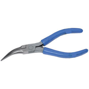 PINZE PER ELETTRONICA E MECCANICA FINE Tipo con becchi mezzotondi, lisci, piegati. pliers for electronics and fine mechanics 100L