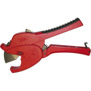 TAGLIATUBI PER MATERIE PLASTICHE Capacita' taglio Ø mm 42. Lungh. totale mm 240. plastic material pipe cutters 1052GLA