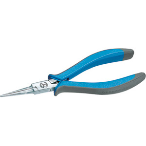 PINZE PER ELETTRONICA E MECCANICA FINE Tipo a becchi mezzotondi, extralunghi, sottili, lisci, diritti. pliers for electronics and fine mechanics 106GP