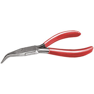 PINZE PER ELETTRONICA E MECCANICA FINE Tipo con becchi mezzotondi, lisci, piegati. pliers for electronics and fine mechanics 110L