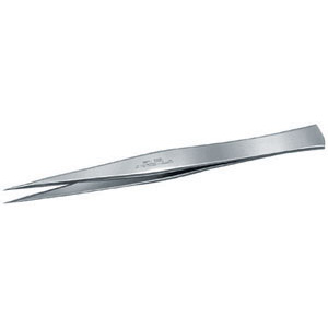 PINZETTE DI PRECISIONE PER ELETTRONICA INOSSIDABILI ANTIMAGNETICHE Tipo a punte sottili, diritte, a forte presa (Mod. AA). inox tweezers for electronics 130F