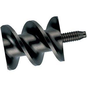 TESTE RODITRICI PER MARTELLI A PERCUSSIONE In acciaio forgiato e rettificato complete di attacco Ratio.<br>Elica trapezoidale, rinforzata, che permette grande scarico di materiale, facilitando forature profonde. Lunghezza utile mm 80. Lunghezza totale mm 115.<br>Spirale senza punta guida. RATIO-hammer care bits 1338GDE