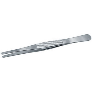 PINZETTE DI PRECISIONE PER ELETTRONICA INOSSIDABILI ANTIMAGNETICHE Tipo a punte piatte arrotondate. inox tweezers for electronics 133A