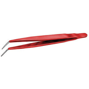 PINZETTE PER ELETTRONICA Tipo a punte curve sottili. soldering tweezers for electronics 136GB