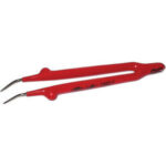 PINZETTE PER ELETTRONICA Tipo a punte curve sottili. soldering tweezers for electronics 138GB
