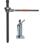 ESTRATTORI PER CUSCINETTI A SFERE In acciaio forgiato e temprato.<br>ESTRATTORI SENZA BRACCI completi di pressore a vite, flangia e leva. ball race extractors 1417G 3