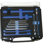 ESTRATTORI PER CUSCINETTI A SFERE IN ASSORTIMENTO Composto da: estrattori 1417 A x Gr. 1 e 3, bracci 1417 F x Gr. 11-12-14-15-16 e 1 leva di forza. extractors sets 1417GP 1