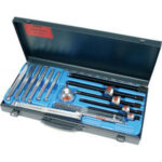 ESTRATTORI PER CUSCINETTI A SFERE IN ASSORTIMENTO Composto da: estrattori 1417 G x Gr. 1-2-3-4-5, bracci 1417 GB x Gr. 11-12-13-14-15-16-17-18 e 1 leva di forza. extractors sets 1417GS 3
