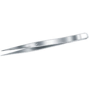 PINZETTE IN ACCIAIO Tipo stretto a punte piatte lisce. precision tweezers 142