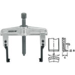 ESTRATTORI UNIVERSALI A DUE BRACCI SOTTILI  standard twin and thin grip pullers 1424GA