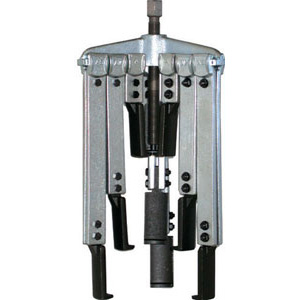 ESTRATTORI A TRE BRACCI SOTTILI IN ASSORTIMENTO Composizione: <br>1 traversa supporto per 3 bracci apertura max mm 130<br>3 bracci lunghezza mm 100<br>3 bracci lunghezza mm 200<br>3 bracci lunghezza mm 250 standard triple and thin grip puller sets 1433GAM