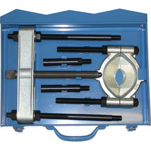 ESTRATTORI CON SEPARATORI IN ASSORTIMENTO Composizione:<br>1 Separatore Art. 1440 B x Gr. 2<br>1 Estrattore Art. 1440 BE x Gr. 2<br>2 Prolunghe Art. 1440 BT x Gr. 2 puller sets with separators 1441B 3