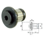 TESTINE A CAMBIO RAPIDO Adatte per maschiatori 1465 F 3.<br>Dimensioni (mm): De=70 D=48 L1=44 L2=6 L3=55,5 L=14. quick change adaptors 1465S