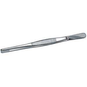 PINZETTE IN ACCIAIO Tipo a punte diritte arrotondate zigrinate. precision tweezers 146P