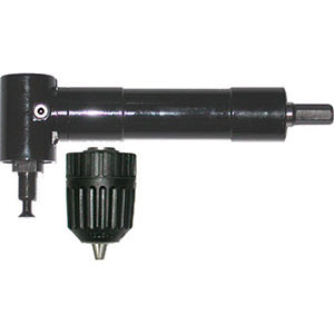 RINVII ANGOLARI A 90° PER TRAPANI E AVVITATORI Completo di mandrino senza chiave a bloccaggio rapido da mm 1,5-10 con attacco filett. 3/8x24.<br>Lunghezza max lato mandrino mm 110 c.ca.<br>Lunghezza max lato attacco mm 147 c.ca.<br>Velocità max di rotazione 2100 giri/min. Coppia massima 29,4 Nm. 90° angular adaptors for drills and screwdrivers 1545A