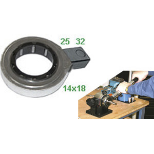 MANDRINI PORTA-PINZE ER CENTRO P AD ALTISSIMA QUALITA' PER ELEVATE VELOCITA' Indicato per uso con chiavi dinamometriche ad innesto femmina mm 14x18 (Art. 803 G 200 - 805 GH 200/300/400 - 805 GR) per un serraggio controllato. high quality pinchers holder chucks with locking collar 1560GRE