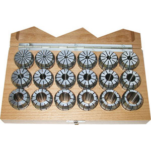 PINZE ELASTICHE DI ALTA PRECISIONE TIPO ER/ESX IN ASSORTIMENTO collects for chucks in sets 1561GT