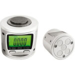 AZZERATORI Tipo digitale con magnete nella base. Altezza di riferimento uguale a mm 50, superficie tastatrice mobile Ø mm 24,7, lettura mm 0,001. Capacità mm 2. Con protezione IP 65 da spruzzi d'acqua, oli, polvere ecc., secondo le norme EN 60529. Dimensioni azzeratore mm Ø 55x53. zero setter 1562GRT