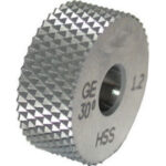 GODRONI A DEFORMAZIONE Dentatura incrociata a 30° con punte in rilievo (GE 30). buckling knurling tools 1592GH 0.4