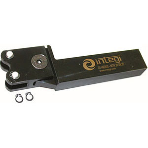 PORTAGODRONI PER GODRONI A DEFORMAZIONE A 2 godroni per ottenere godronature RAA, RGE a 30° a 45°. Lunghezza mm 148.<br>Sezione mm 18x25. knurling tools holders 1592GS