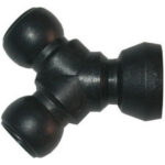 SISTEMA FLESSIBILE PER LUBRIFICARE-SOFFIARE E ASPIRARE ATTACCO 1/4" - 6 mm<br>2 giunzioni a Y. oil-system regulation 1605GC