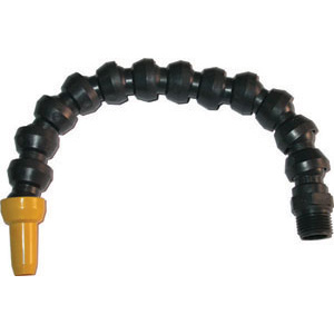 SISTEMA FLESSIBILE PER LUBRIFICARE-SOFFIARE E ASPIRARE ATTACCO 1/2" - 12 mm<br>ASSORTIMENTO<br>1 raccordo R 1/2"<br>1 getto Ø mm 10<br>1 fless. mm 320 oil-system regulation 1612G