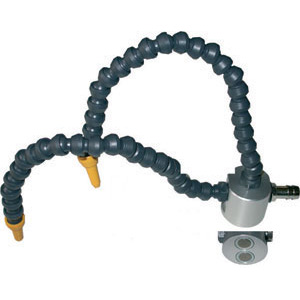 SISTEMA FLESSIBILE PER LUBRIFICARE-SOFFIARE E ASPIRARE Completo di tubi da 1/4" - 6 mm. oil-system regulation 1632G