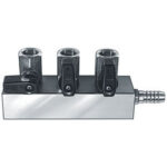 SISTEMA FLESSIBILE PER LUBRIFICARE-SOFFIARE E ASPIRARE Supporto per sistema da 1/4" - 6 mm. oil-system regulation 1634G