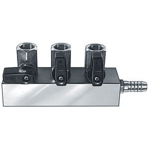 SISTEMA FLESSIBILE PER LUBRIFICARE-SOFFIARE E ASPIRARE Supporto per sistema da 1/4" - 6 mm. oil-system regulation 1634G