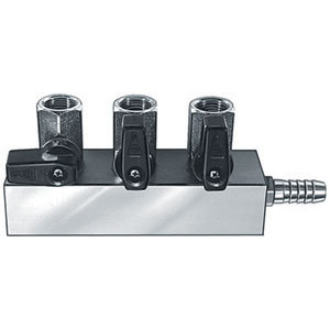 SISTEMA FLESSIBILE PER LUBRIFICARE-SOFFIARE E ASPIRARE Supporto per sistema da 1/2" - 12 mm. oil-system regulation 1635G