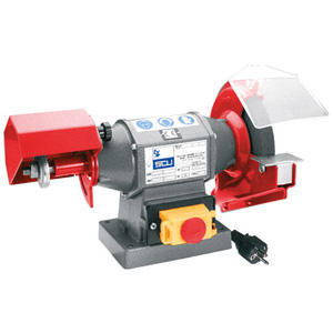 ELETTRO-SMERIGLIATRICI Completa di mola foro mm 20, senza spazzola. stand electric grinders 1693E