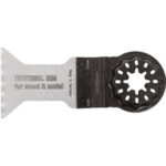 LAME OSCILLANTI E ACCESSORI CON ATTACCO STARLOCK PER UTENSILI MULTIFUNZIONE Lame in acciaio BIMETALLICO. Dentatura ondulata per uso universale. Per taglio pulito di legni duri, plastiche, PE, PP, PVC, lamiere in metallo, metalli non ferrosi, alluminio e cartongesso. starlock blades and accessories for multi-tools 1711LH
