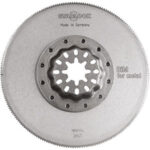 LAME OSCILLANTI E ACCESSORI CON ATTACCO STARLOCK PER UTENSILI MULTIFUNZIONE Seghe circolari in acciaio BIMETALLICO. Per taglio di legni duri, plastiche, PE, PP, PVC, plastiche rinforzate con fibre, CFK, GFK, resine epossidiche, lamiere in metallo, metalli non ferrosi, alluminio e cartongesso. starlock blades and accessories for multi-tools 1711LQ