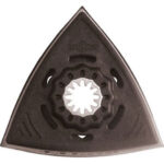 LAME OSCILLANTI E ACCESSORI CON ATTACCO STARLOCK PER UTENSILI MULTIFUNZIONE Piastra base di levigatura per fogli abrasivi. Per utilizzo su legni e lamiere. starlock blades and accessories for multi-tools 1711LZ