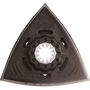 LAME OSCILLANTI E ACCESSORI CON ATTACCO STARLOCK PER UTENSILI MULTIFUNZIONE Piastra base di levigatura per fogli abrasivi. Per utilizzo su legni e lamiere. starlock blades and accessories for multi-tools 1711LZ