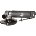 SMERIGLIATRICI ANGOLARI AD ARIA COMPRESSA Perno d'attacco filettato M14 con flange per fori Ø mm 22. Leva di avviamento con sicura. angular air grinders 1720GA