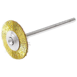 SPAZZOLE PER STAMPISTI Forma a disco. mini wire brushes 1798G