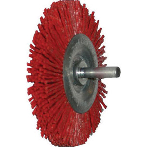 SPAZZOLE IN NYLON ABRASIVO Grana 80. nylon brushes 1832GA