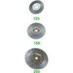 SPAZZOLE IN NYLON ABRASIVO Grana 320. nylon brushes 1833GE 125 13