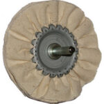 SPAZZOLE IN PANNO A disco, con attacco cilindrico Ø mm 6. cloth brushes 1833P