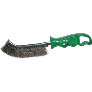 SPAZZOLE IN FILO DI ACCIAIO Con filo acciaio INOX ondulato. Lunghezza totale mm 260 c.ca. brushes 1844B