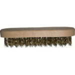 SPAZZOLE IN FILO DI ACCIAIO A 5 ranghi. brushes 1845M