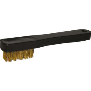 SPAZZOLE IN FILO DI OTTONE A 3 ranghi. brushes 1845T