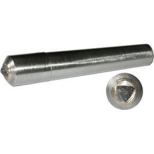 DIAMANTI INDUSTRIALI Attacco C.M. 1. Lungh. totale mm 70. single-point diamond nibs 1872