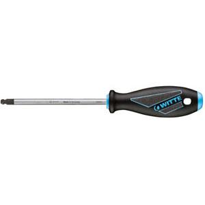 GIRAVITI LINEA MAXXPRO PLUS GIRAVITI PER VITI CON ESAGONO INTERNO<br>Tipo con testa a sfera per avvitamenti inclinati fino a 30°; in teste di viti con esagono incassato. screwdrivers line "MAXXPRO PLUS" 1934GRN