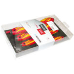 GIRAVITI LINEA MAXXPRO VDE IN ASSORTIMENTO Composizione di 7 pezzi:<br>1 giravite punta piana Art. 1921 GAx75<br>1 giravite punta piana Art. 1921 GAx100 <br>1 giravite punta piana Art. 1921 GAx100 A<br>1 giravite punta piana Art. 1921 GAx100 B<br>1 giravite punta piana Art. 1921 GAx125<br>1 giravite punta piana Art. 1921 GAx150<br>1 giravite punta piana Art. 1921 GAx175<br>In scatola di cartone.<br>L'assortimento VDE "MAXXPRO" screwdrivers sets 1943GL