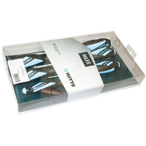 GIRAVITI LINEA MAXXPRO IN ASSORTIMENTO Composizione di 6 pezzi:<br>1 giravite punta piana Art. 1932 GAx75<br>1 giravite punta piana Art. 1932 GLx75<br>1 giravite punta piana Art. 1932 GLx100A<br>1 giravite punta piana Art. 1932 GLx125<br>1 giravite punta piana Art. 1932 GLx150<br>1 giravite punta piana Art. 1932 GLx150A<br>In scatola di cartone<br>L'assortimento screwdrivers' line "MAXXPRO" sets 1948GS